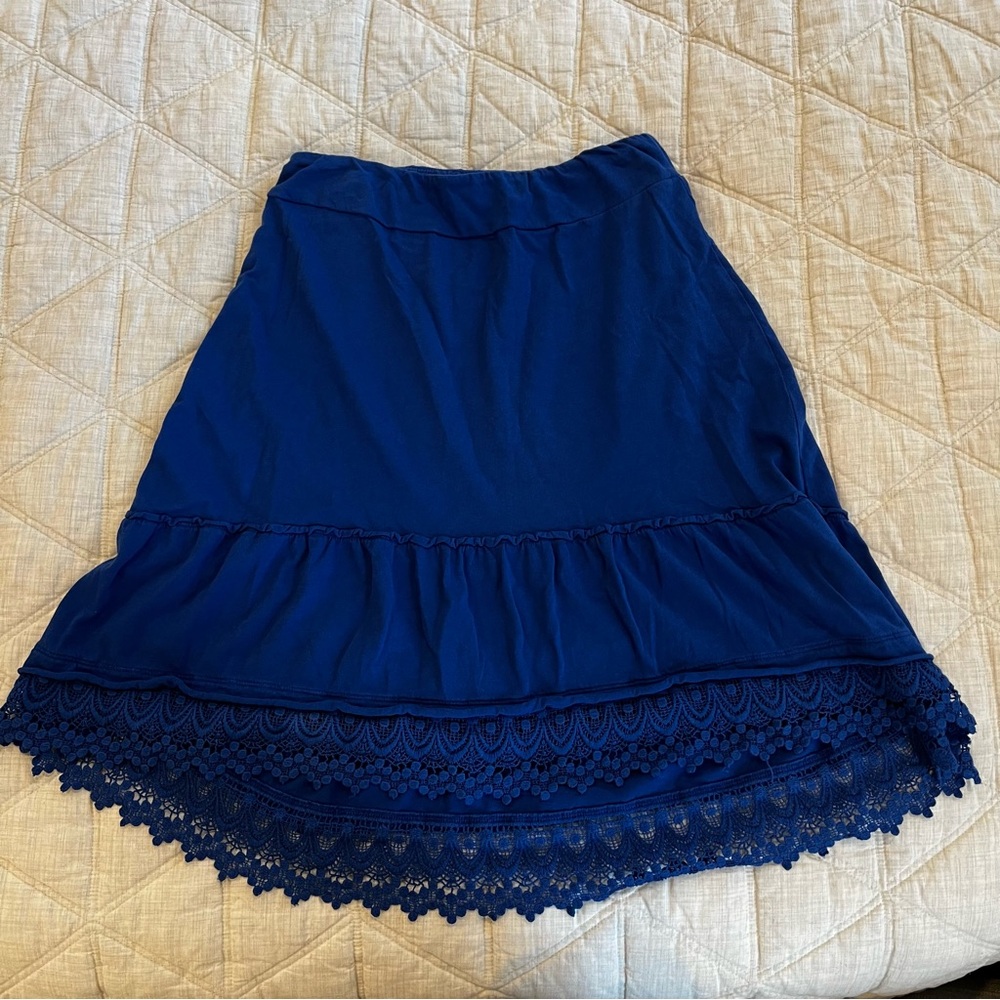 Blue prana skirt